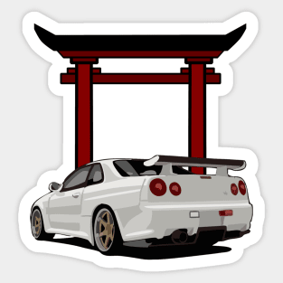 nissan gtr Sticker